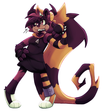 Art of our Toonsona dressed up as Demencia from Villainous. Art of our Toonsona dressed up as Demencia from Villainous.