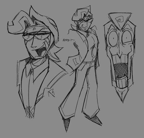 Pacesetter sketches. And a Bondholder. Pacesetter sketches. And a Bondholder.