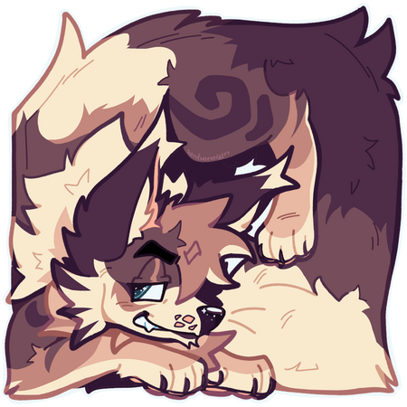 Artfight attack of tismwizzzard's oc.
